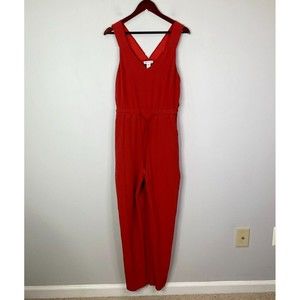 ✨NWT✨ Athleta | Women’s Sleeveless Savannah Jumpsuit | 6 | Currant Red